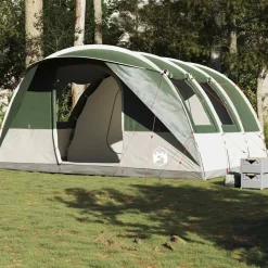 vidaXL 5-personers campingtelt vandtæt grøn