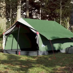 vidaXL 2-personers campingtelt vandtæt grøn
