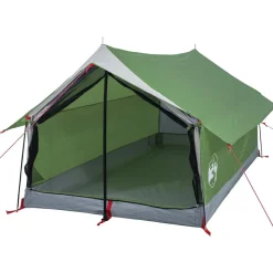 vidaXL 2-personers campingtelt vandtæt grøn