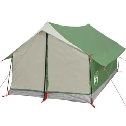 vidaXL 2-personers campingtelt vandtæt grøn