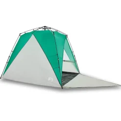 vidaXL 4-personers campingtelt vandtæt quick-release grøn