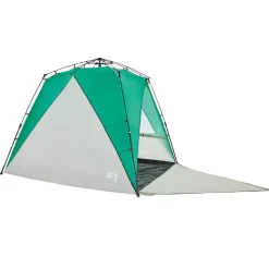vidaXL 4-personers campingtelt vandtæt quick-release grøn