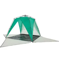 vidaXL 4-personers campingtelt vandtæt quick-release grøn