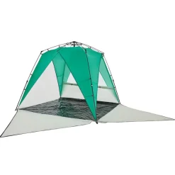 vidaXL 4-personers campingtelt vandtæt quick-release grøn