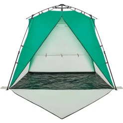 vidaXL 4-personers campingtelt vandtæt quick-release grøn