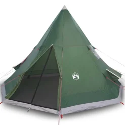vidaXL 4-personers campingtelt vandtæt grøn