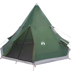 vidaXL 4-personers campingtelt vandtæt grøn