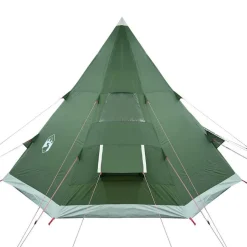 vidaXL 4-personers campingtelt vandtæt grøn