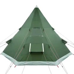 vidaXL 4-personers campingtelt vandtæt grøn