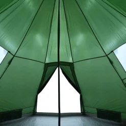 vidaXL 4-personers campingtelt vandtæt grøn