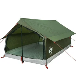 vidaXL 2-personers campingtelt vandtæt olivengrøn