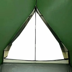 vidaXL 2-personers campingtelt A-stel vandtæt grøn