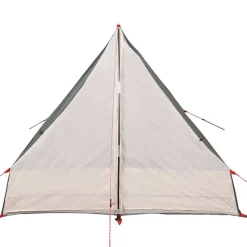 vidaXL 2-personers campingtelt A-stel vandtæt grøn