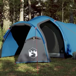 vidaXL 2-personers campingtelt vandtæt blå