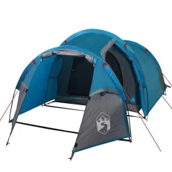 vidaXL 2-personers campingtelt vandtæt blå