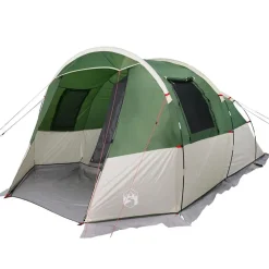 vidaXL 4-personers campingtelt vandtæt grøn