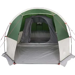 vidaXL 4-personers campingtelt vandtæt grøn