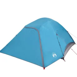 vidaXL 4-personers campingtelt vandtæt blå