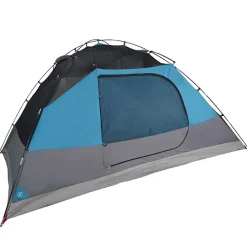 vidaXL 4-personers campingtelt vandtæt blå