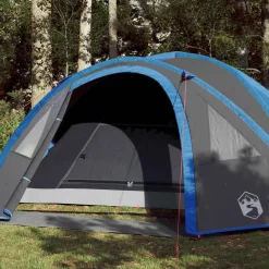 vidaXL 4-personers campingtelt vandtæt blå