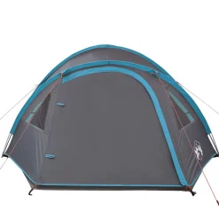 vidaXL 4-personers campingtelt vandtæt blå