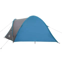 vidaXL 4-personers campingtelt vandtæt blå