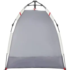 vidaXL 2-personers campingtelt vandtæt quick-release grå
