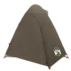 vidaXL 2-personers campingtelt vandtæt kuppel brun