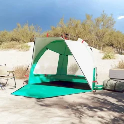 vidaXL 2-personers campingtelt vandtæt quick-release grøn