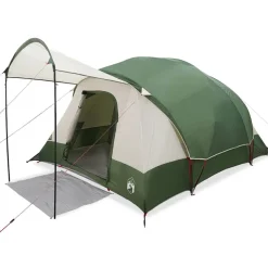 vidaXL 8-personers campingtelt vandtæt grøn