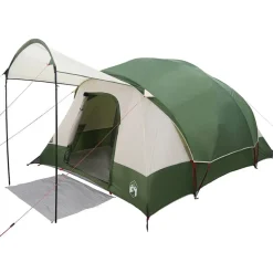 vidaXL 8-personers campingtelt vandtæt grøn