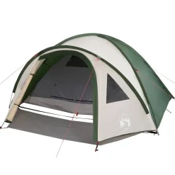 vidaXL 4-personers campingtelt vandtæt kuppel grøn