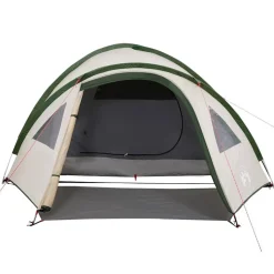 vidaXL 4-personers campingtelt vandtæt kuppel grøn