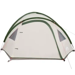 vidaXL 4-personers campingtelt vandtæt kuppel grøn