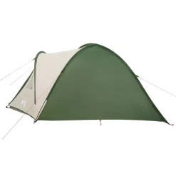 vidaXL 4-personers campingtelt vandtæt kuppel grøn