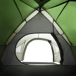 vidaXL 4-personers campingtelt vandtæt kuppel grøn