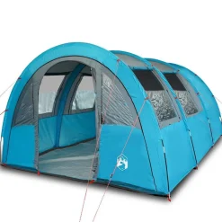 vidaXL 4-personers campingtelt vandtæt blå