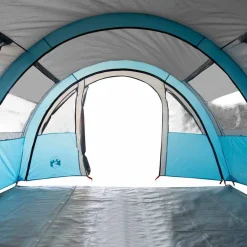 vidaXL 4-personers campingtelt vandtæt blå