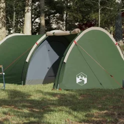 vidaXL 4-personers campingtelt vandtæt grøn