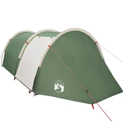 vidaXL 4-personers campingtelt vandtæt grøn
