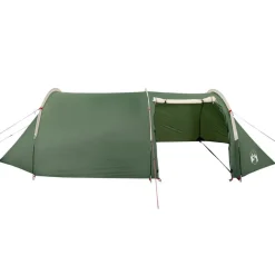 vidaXL 4-personers campingtelt vandtæt grøn