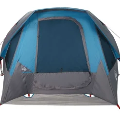 vidaXL 4-personers campingtelt vandtæt blå