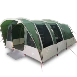 vidaXL 8-personers campingtelt vandtæt grøn