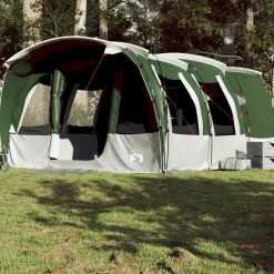 vidaXL 8-personers campingtelt vandtæt grøn