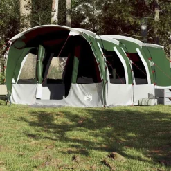 vidaXL 8-personers campingtelt vandtæt grøn