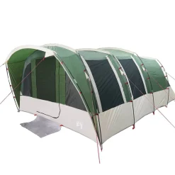 vidaXL 8-personers campingtelt vandtæt grøn
