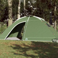 vidaXL 8-personers campingtelt vandtæt grøn