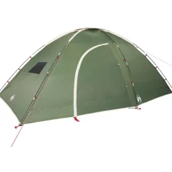 vidaXL 8-personers campingtelt vandtæt grøn