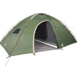 vidaXL 8-personers campingtelt vandtæt grøn