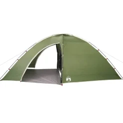vidaXL 8-personers campingtelt vandtæt grøn
